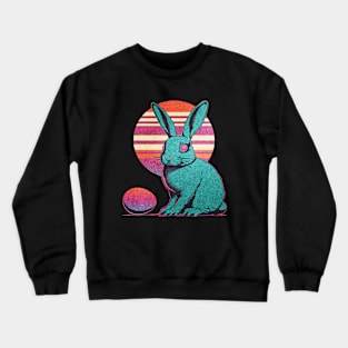 Retro Easter bunny Crewneck Sweatshirt